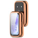 Carcasa cu protectie ecran BizonMobile Felipe compatibila cu Huawei Band 11, Rose Gold 8 - lerato.ro
