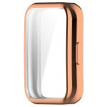 Carcasa cu protectie ecran BizonMobile Felipe compatibila cu Huawei Band 11, Rose Gold 4 - lerato.ro
