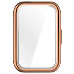 Carcasa cu protectie ecran BizonMobile Felipe compatibila cu Huawei Band 11, Rose Gold 7 - lerato.ro
