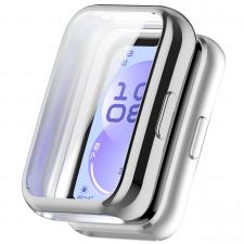 Accesorii bratara fitness, Carcasa cu protectie ecran BizonMobile Felipe compatibila cu Huawei Band 11, Sillver, lerato.ro
