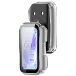 Carcasa cu protectie ecran BizonMobile Adamo compatibila cu Huawei Band 11, Transparent 5 - lerato.ro