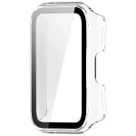 Carcasa cu protectie ecran BizonMobile Adamo compatibila cu Huawei Band 11, Transparent 4 - lerato.ro