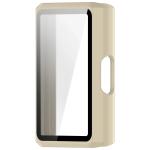 Carcasa cu protectie ecran BizonMobile Adamo compatibila cu Huawei Band 11 Pro, Bej 4 - lerato.ro