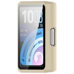 Carcasa cu protectie ecran BizonMobile Adamo compatibila cu Huawei Band 11 Pro, Bej 6 - lerato.ro