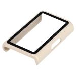 Carcasa cu protectie ecran BizonMobile Adamo compatibila cu Huawei Band 11 Pro, Bej 7 - lerato.ro