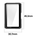 Carcasa cu protectie ecran BizonMobile Adamo compatibila cu Huawei Band 11 Pro, Negru 3 - lerato.ro