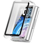 Carcasa cu protectie ecran BizonMobile Adamo compatibila cu Huawei Band 11 Pro, Transparent 2 - lerato.ro