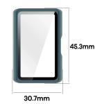 Carcasa cu protectie ecran BizonMobile Adamo compatibila cu Huawei Band 11 Pro, Verde 3 - lerato.ro