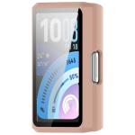 Carcasa cu protectie ecran BizonMobile Adamo compatibila cu Huawei Band 11 Pro, Roz 6 - lerato.ro