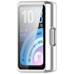 Carcasa cu protectie ecran BizonMobile Adamo compatibila cu Huawei Band 11 Pro, Satin Silver 6 - lerato.ro