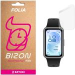 Set 2 folii protectie Bizon Watch Hydrogel compatibile cu Huawei Band 11 / 11 Pro, Transparent 2 - lerato.ro