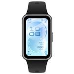 Folie sticla hibrid Bizon Glass Watch Edge Hybrid compatibila cu Huawei Band 11, Negru 3 - lerato.ro