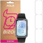 Set 3 folii protectie Bizon HydroFlex compatibile cu Huawei Band 11, Transparent 2 - lerato.ro