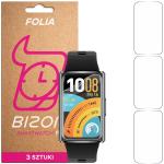 Set 3 folii protectie Bizon HydroFlex compatibile cu Huawei Band 11 Pro, Transparent 2 - lerato.ro