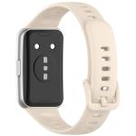 Curea din silicon BizonMobile compatibila cu Huawei Band 11 / 11 Pro, Bej 5 - lerato.ro