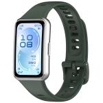 Curea din silicon BizonMobile compatibila cu Huawei Band 11 / 11 Pro, Dark Green 2 - lerato.ro