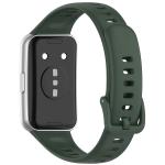 Curea din silicon BizonMobile compatibila cu Huawei Band 11 / 11 Pro, Dark Green 5 - lerato.ro