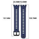Curea din silicon BizonMobile compatibila cu Huawei Band 11 / 11 Pro, Dark Blue 3 - lerato.ro