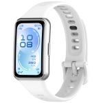 Curea din silicon BizonMobile compatibila cu Huawei Band 11 / 11 Pro, Alb 2 - lerato.ro