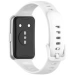 Curea din silicon BizonMobile compatibila cu Huawei Band 11 / 11 Pro, Alb 5 - lerato.ro
