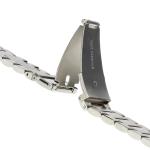 Curea din otel inoxidabil Bizon Strap Watch Aura compatibila cu Huawei Band 11 / 11 Pro, Silver 5 - lerato.ro