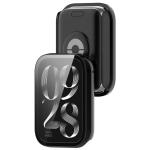Carcasa cu protectie ecran BizonMobile Adamo compatibila cu Xiaomi Smart Band 10 Pro, Negru 5 - lerato.ro