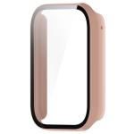Carcasa cu protectie ecran BizonMobile Adamo compatibila cu Xiaomi Smart Band 10 Pro, Roz 4 - lerato.ro