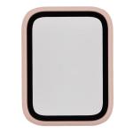 Carcasa cu protectie ecran BizonMobile Adamo compatibila cu Xiaomi Smart Band 10 Pro, Roz 9 - lerato.ro
