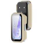 Carcasa cu protectie ecran BizonMobile Adamo compatibila cu Huawei Band 11, Bej 5 - lerato.ro