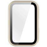 Carcasa cu protectie ecran BizonMobile Adamo compatibila cu Huawei Band 11, Bej 9 - lerato.ro