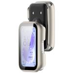 Carcasa cu protectie ecran BizonMobile Adamo compatibila cu Huawei Band 11, Champagne 5 - lerato.ro