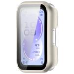 Carcasa cu protectie ecran BizonMobile Adamo compatibila cu Huawei Band 11, Champagne 6 - lerato.ro