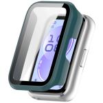 Carcasa cu protectie ecran BizonMobile Adamo compatibila cu Huawei Band 11, Verde 2 - lerato.ro