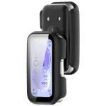 Carcasa cu protectie ecran BizonMobile Adamo compatibila cu Huawei Band 11, Matte Black 5 - lerato.ro
