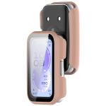 Carcasa cu protectie ecran BizonMobile Adamo compatibila cu Huawei Band 11, Roz 5 - lerato.ro