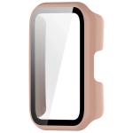 Carcasa cu protectie ecran BizonMobile Adamo compatibila cu Huawei Band 11, Roz 4 - lerato.ro