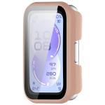 Carcasa cu protectie ecran BizonMobile Adamo compatibila cu Huawei Band 11, Roz 6 - lerato.ro