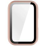 Carcasa cu protectie ecran BizonMobile Adamo compatibila cu Huawei Band 11, Roz 9 - lerato.ro
