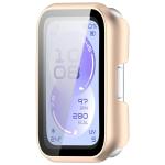 Carcasa cu protectie ecran BizonMobile Adamo compatibila cu Huawei Band 11, Satin Pink 6 - lerato.ro