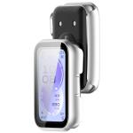 Carcasa cu protectie ecran BizonMobile Adamo compatibila cu Huawei Band 11, Satin Silver 5 - lerato.ro