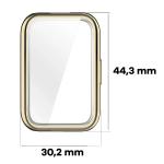 Carcasa cu protectie ecran BizonMobile Felipe compatibila cu Huawei Band 11, Gold 3 - lerato.ro
