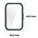Carcasa cu protectie ecran BizonMobile Felipe compatibila cu Huawei Band 11, Verde 3 - lerato.ro