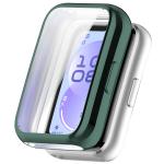Carcasa cu protectie ecran BizonMobile Felipe compatibila cu Huawei Band 11, Verde 2 - lerato.ro