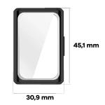 Carcasa cu protectie ecran BizonMobile Felipe compatibila cu Huawei Band 11 Pro, Negru 3 - lerato.ro