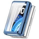 Carcasa cu protectie ecran BizonMobile Felipe compatibila cu Huawei Band 11 Pro, Dark Blue 2 - lerato.ro