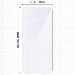 Folie sticla hibrid Bizon Hybrid Mule compatibila cu Xiaomi 17T, Transparent 3 - lerato.ro