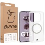 Carcasa Bizon CrystalO cu MagSafe compatibila cu Realme GT  8 Pro, Transparent 8 - lerato.ro