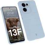 Carcasa Bizon Tur compatibila cu Oppo Reno 13 F, Light Blue 3 - lerato.ro