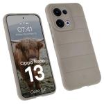Carcasa Bizon Tur compatibila cu Oppo Reno 13, Light Grey 3 - lerato.ro