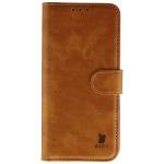 Husa flip cover Bizon Pocket compatibila cu Vivo X300 FE, Maro 2 - lerato.ro